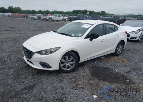 2014 Mazda Mazda3 I Sv из США, поврежденный, VIN JM1BM1T79E1214451